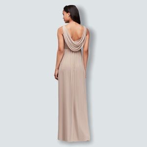 NEW Cowl Back Bridesmaid Dress - Biscotti